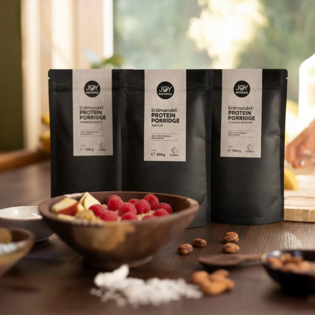 3er Probierpaket Erdmandel Protein Porridge Bio