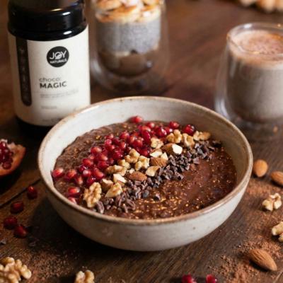 Kakao–Lebkuchen-Porridge