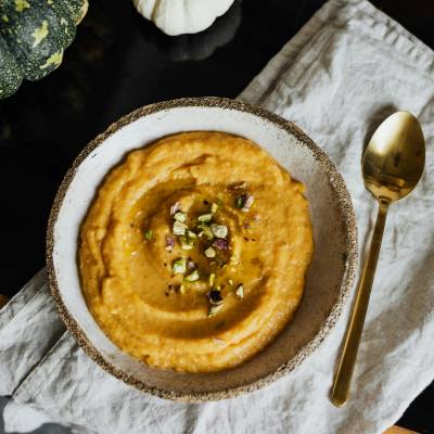 Proteinreicher Kürbis-Dip 