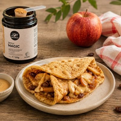 Süßer Apfel-Wrap