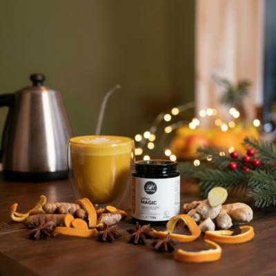 Weihnachtlicher Curcumin Latte