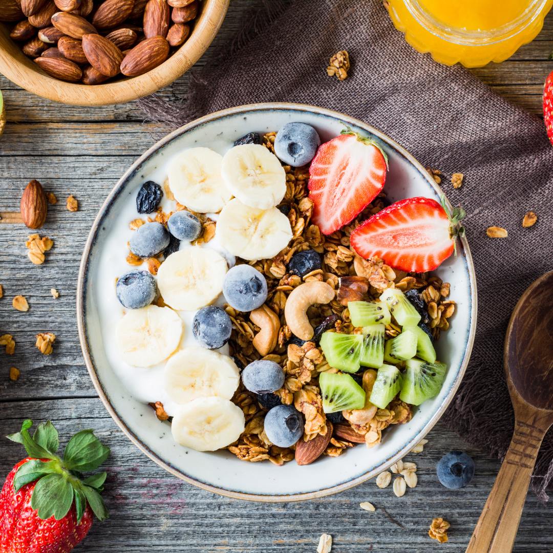 high-protein: GRANOLA