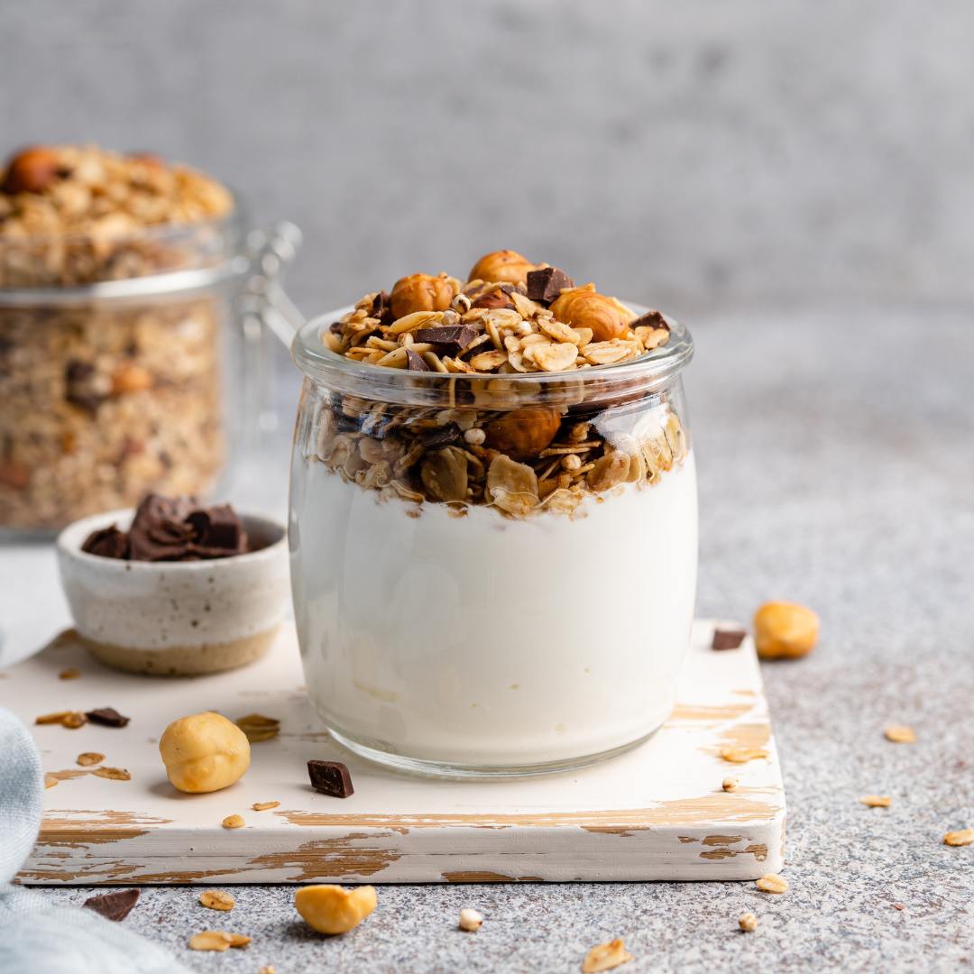 high-protein: GRANOLA