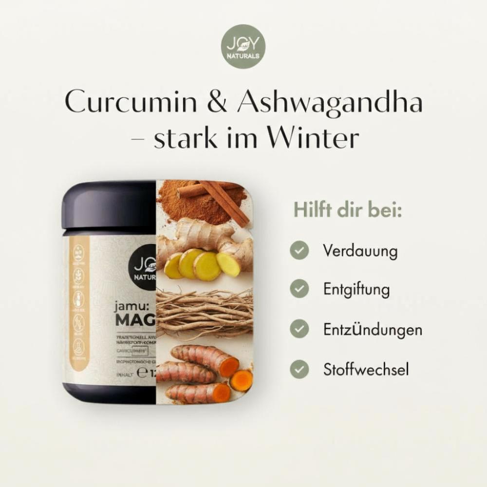 Cavacurmin®-Ashwgandha Komplex - jamu:MAGIC - 120g