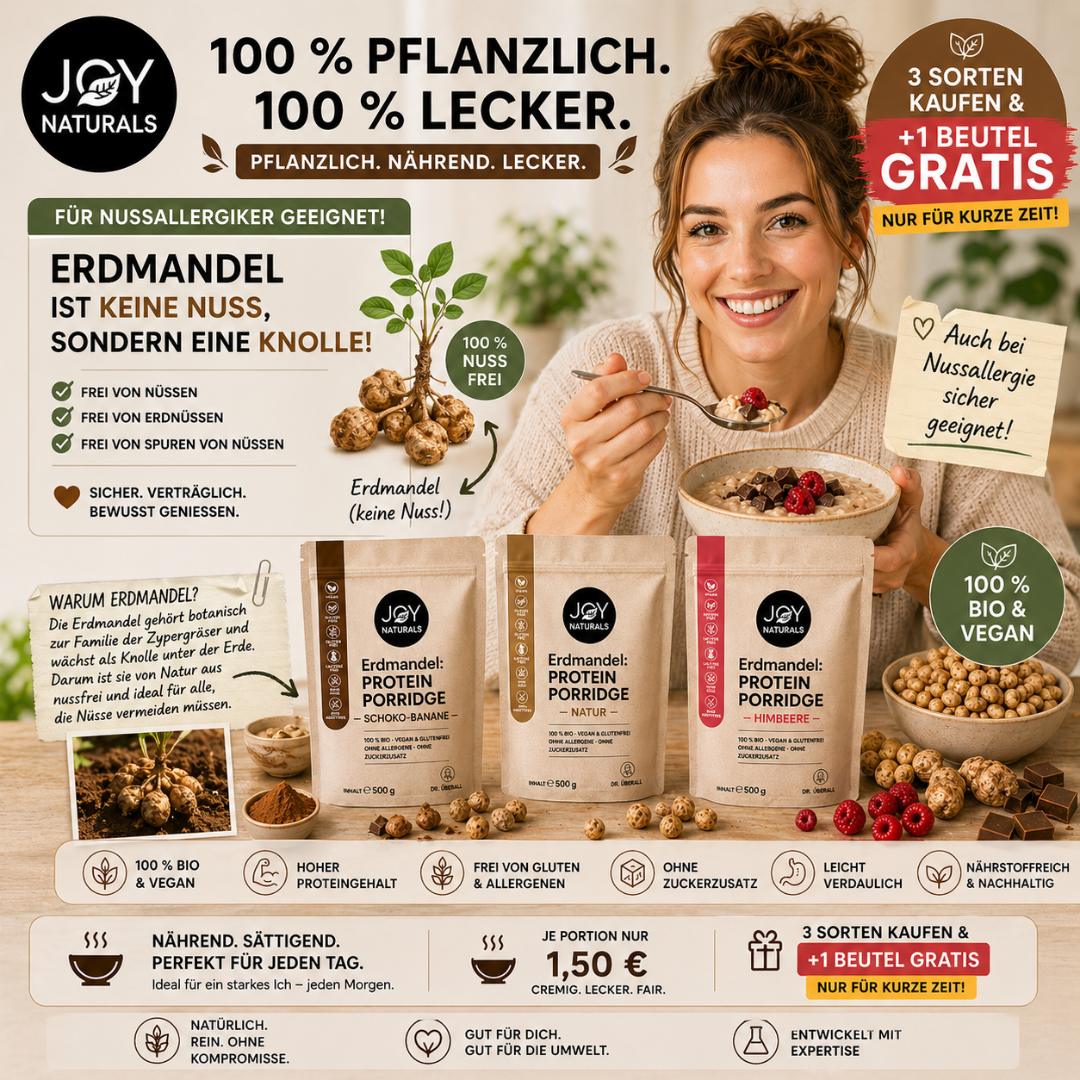 Protein Porridge Vorteilsbundle 4 für 3 – günstiger Portionspreis